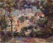 Pierre-Auguste Renoir Landschaft mit Ansicht von Sacre Coeur oil painting artist
